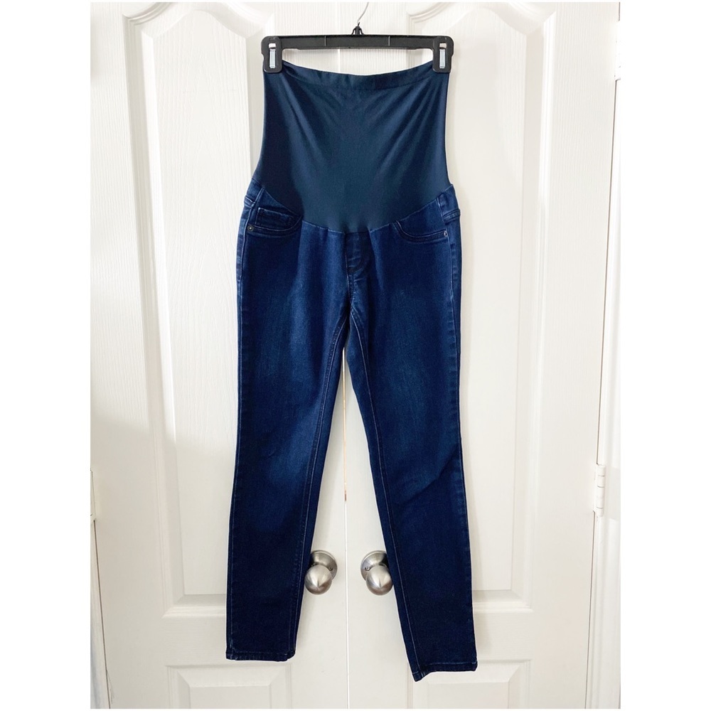 Indigo Blue maternity jeans size PS dark wash